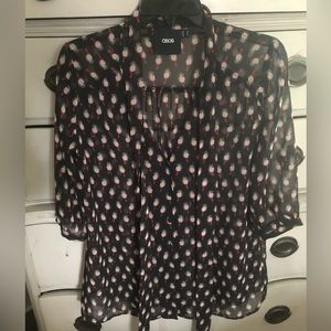 ASOS Chickadee Short Sleeve Blouse S